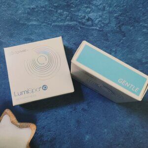 2 of Nuskin ageLOC LumiSpa iO Treatment Gentle Head + lovely bag + scarf # 118